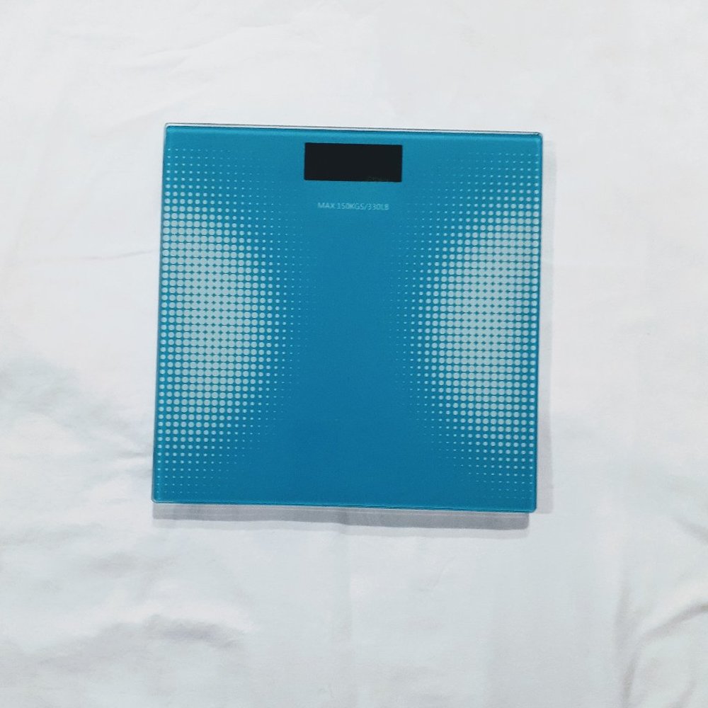 SALE ALL PURE BATHROOM BODY SCALE 11" - Blue